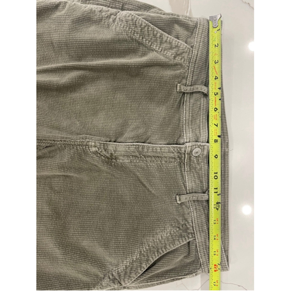 American Eagle Super High Rise Baggy Wide Leg Corduroy Cargo Pants 10 Grunge - Picture 8 of 10